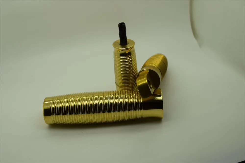 free shipping vintage custom brass grips foot pegs breke pedal for