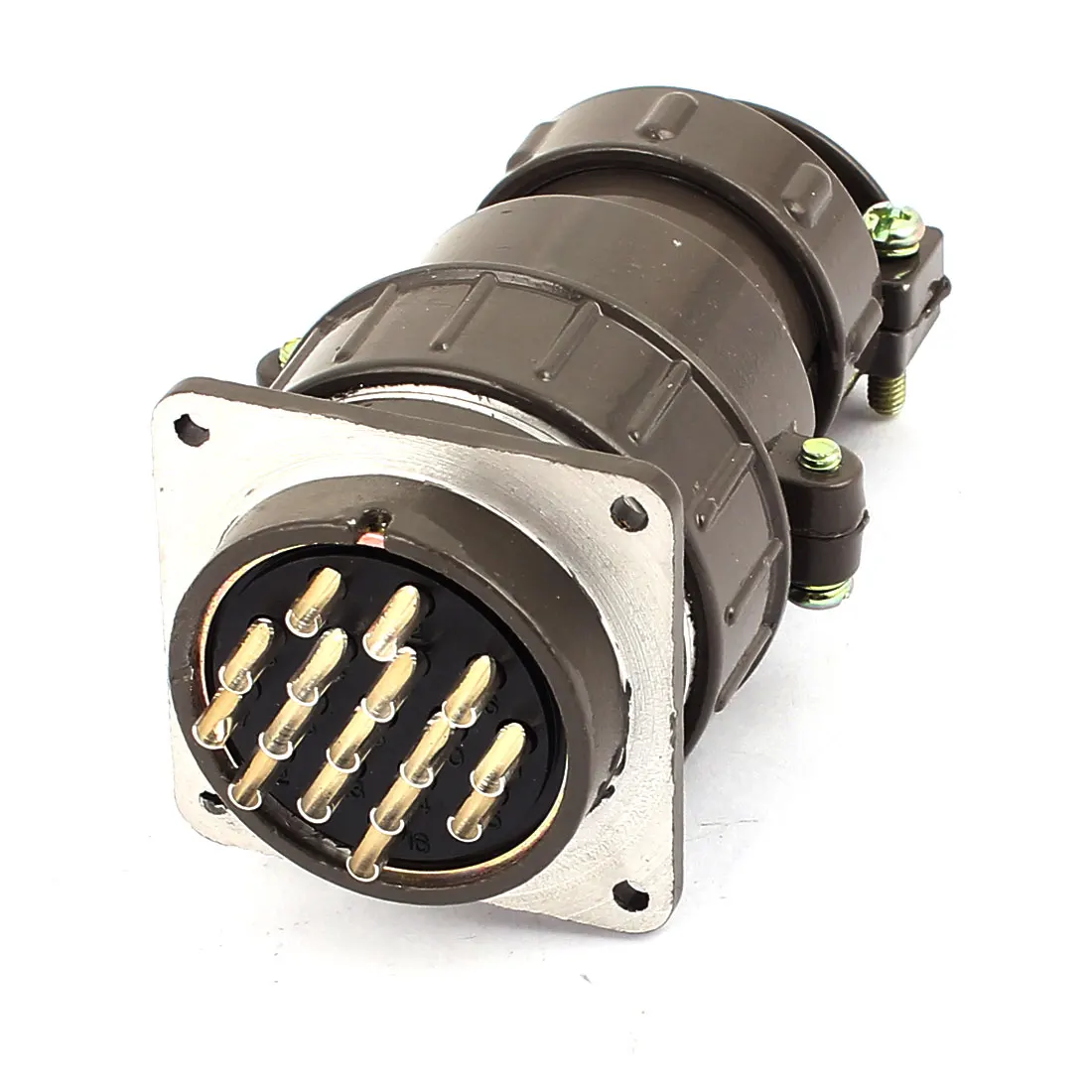 

UXCELL P40k8q Ac 300V Metal Housing 16 Pin Wire Aviation Circular Connector