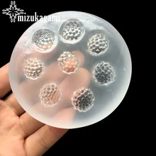 1 stücke UV Harz Schmuck Flüssigkeit Silikon Form Raspberry Ball Form Harz Formen Für DIY Halskette Anhänger Charms, Der Schmuck