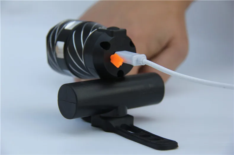 Top kava Bicycle Light Power Bank Waterproof USB Rechargeable Bike Light Side Warning Flashlight 700 Lumen 18650 2000mAh 5 Modes 21