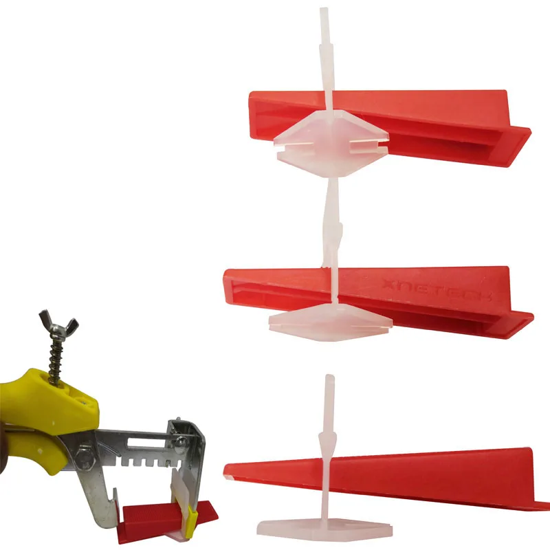 100 шт. 2,0 мм зажимы+ 50 шт. клинья+ 1 плоскогубцы для пола, стены, здания, плоские инструменты для выравнивания керамической плитки