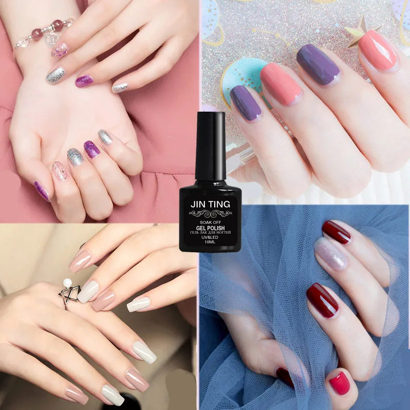 Nails Gel Nail Polish 20pcs Gel Polish Set For Manicure Semi Permanent UV Gel Varnish Hybrid Nail Art Off Base top coat gel