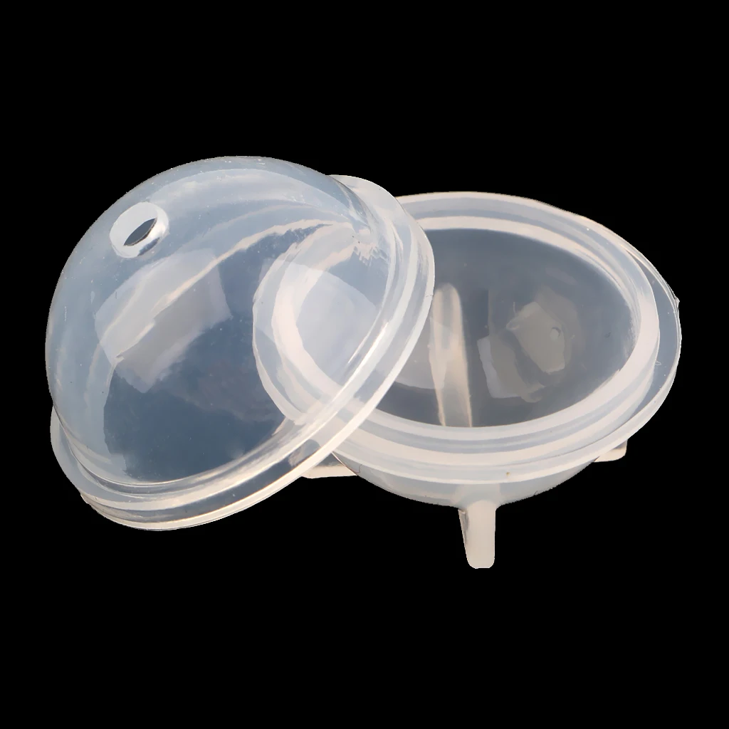 Sphere Ball Shaped DIY Silicone Mold Crystal Ornament Mould for Jewelry Making Craft