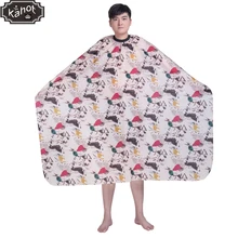 Профессиональная накидка для укладки волос, для взрослых, для стрижки волос, Парикмахерская накидка, модная накидка с принтом