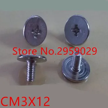 

500pcs CM3x12 m3 CM type stainless steel flat thin head screw