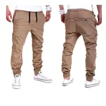 Высокое качество, весна и лето,, популярные мужские штаны с открытой пяткой, мешковатые штаны, эластичные мужские повседневные штаны