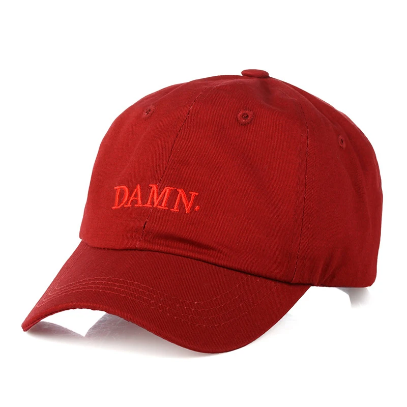 Women Men DAMN Letter Embroidery Baseball Cap Summer Unisex Adjustable Cotton Hat Male Female Casual Hip Hop Snapback CP0065 | Аксессуары