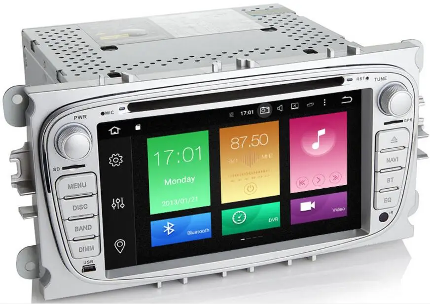Clearance 4G LTE Car Multimedia Player Android 8.1 GPS 2 Din car dvd player for FORD/Focus/S-MAX/Mondeo/C-MAX/Galaxy wifi car radio OBD 3
