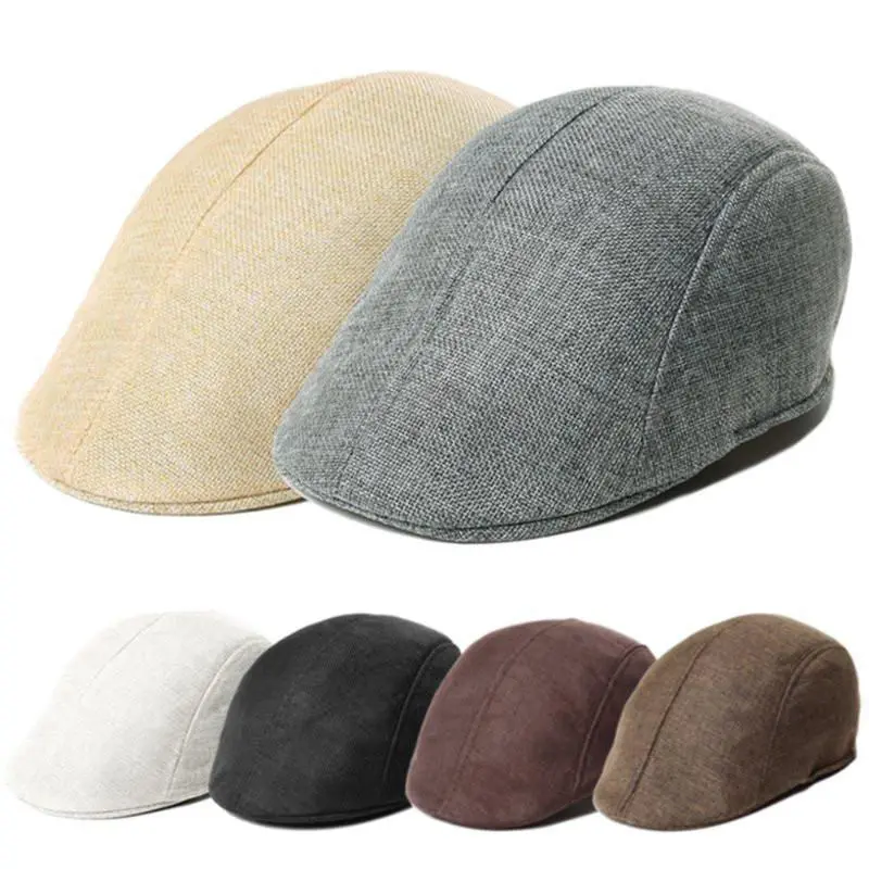 

USA New Men Womens Duckbill Ivy Cap Golf Driving Flat Cabbie Newsboy Beret Hat