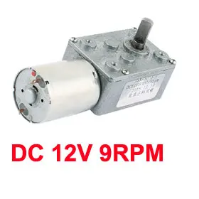 

UXCELL Hot Sale 1Pcs DC 12V 9/60RPM 6mmx13mm D-Shape Shaft Electric Power Turbo Worm Geared Motor