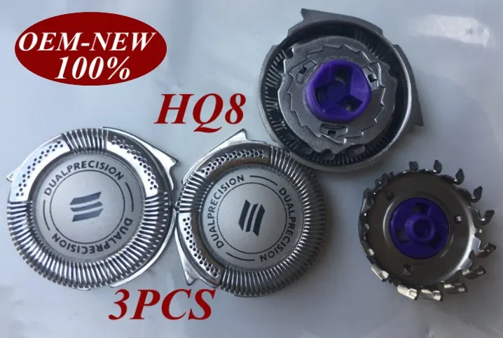 Сменные лезвия для бритвы Norelco Philips HQ8 PT730 PT735 PT860 PT870 AT750 AT751 AT890 AT891 HQ7120 3 шт. | Красота