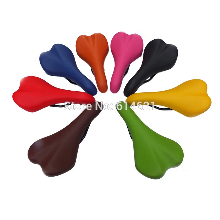 

retro PU surface ergonomic comfort cycling track bike sit pad single speed fixed gear road bike saddle fixie racing seat part