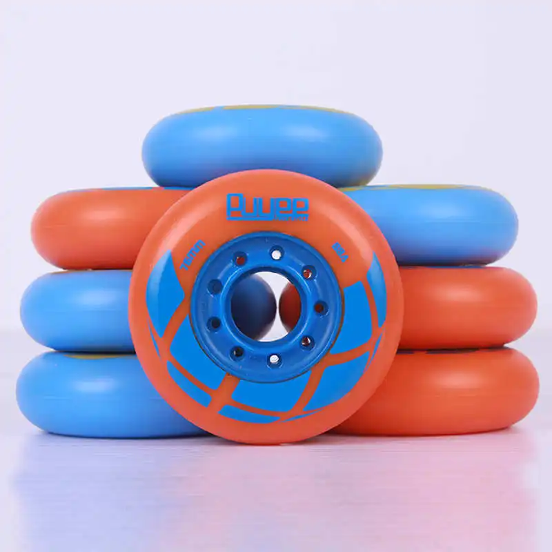 Japy تزلج 88A Puyee الأسطوانة التزلج عجلات سباق التعرج المهنية انزلاق مضمنة أحذية تزلج عجلة سيبا Powerslide الشريحة Patine