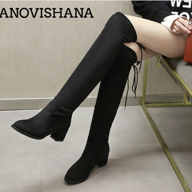 thigh high ankle boots
