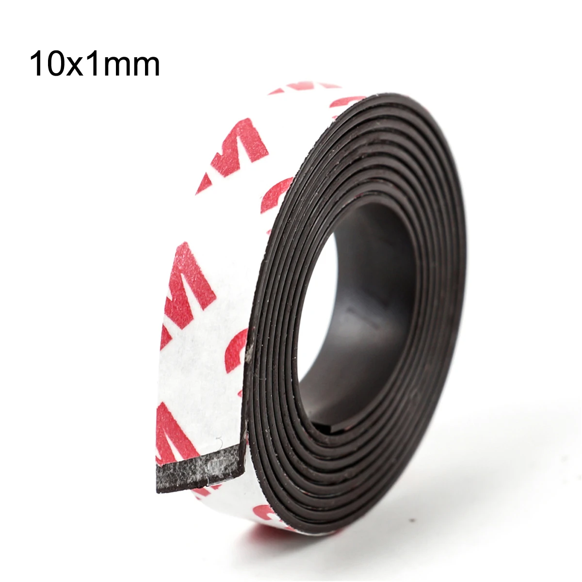 1 Meter 10*1 10*2 12*2 15*1 20*1 30*1 mm self Adhesive Flexible Soft Magnetic Strip Rubber Magnet Tape width 10mm/15mm/30mm 3