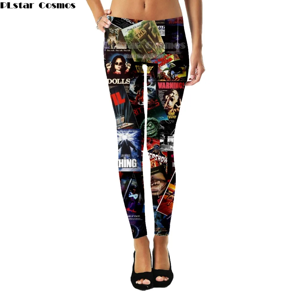 PLstar Cosmos Newspaper magazine cover Movie Harajuku style Leggings Popular Brand 3D Full Print Women New Style drop shipping PLstar Cosmos Newspaper magazine cover Movie Harajuku style Leggings Popular Brand 3D Full Print Women New Style drop shipping