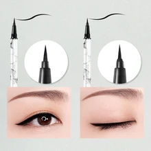 Мраморная подводка для глаз для начинающих цвет макияж Быстросохнущий Водонепроницаемый Секс Красота Косметика черная жидкая подводка для глаз