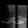 2Pcs Clear Acrylic Bookends L-shaped Desk Organizer Desktop Book Holder School Stationery Office Accessories ► Photo 1/6