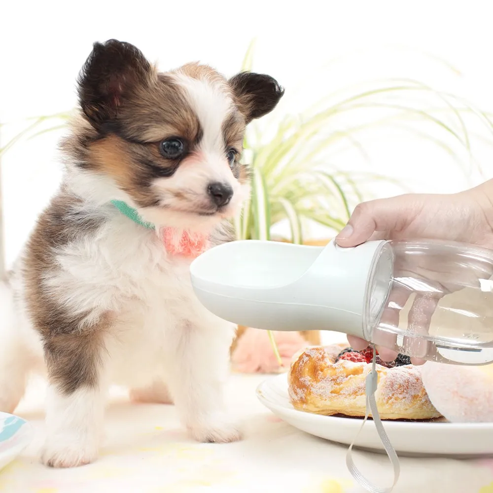 

Pet Dog Cat Water Bottle Portable Travel Cups Outdoor Feeder Water Drinking Bowl 350/550ML Small Large Dogs Pet Products