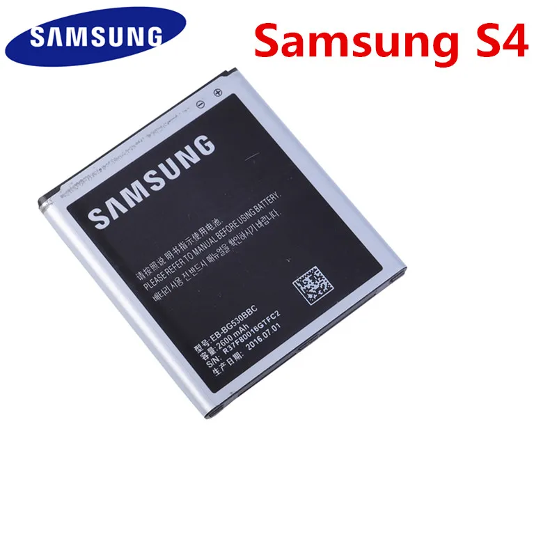 Оригинальный аккумулятор Samsung S4 I9500 батарея для Galaxy i9500 i9505 i337 i545 i9295 e330s B600BE с NFC 2600