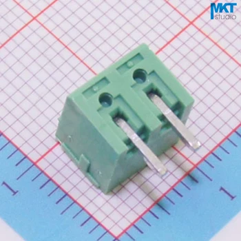 

100Pcs 2P 3.81mm Pitch Right Angle Pin Male Pluggable Screw Wire Terminal Block Connector