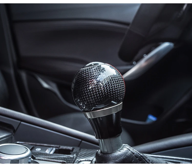 

Fit for mazda 3 AXELA CX-4 cx-5 6 ATENZA carbon fiber Shift knob gear knob