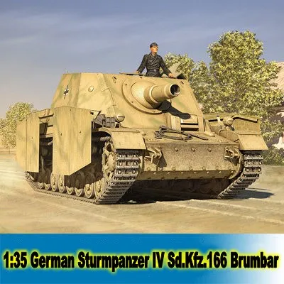 

1:35 Assembly Tank Model Building Kit German Sturmpanzer IV Sd.Kfz.166 Brumbar (Early ) Tank Collention DIY 80134