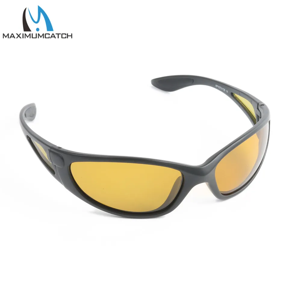 Maximumcatch AP1073 популярные спортивные солнцезащитные очки Коричневые Желтые и серые цвета на выбор UV400 солнцезащитные очки для рыбалки