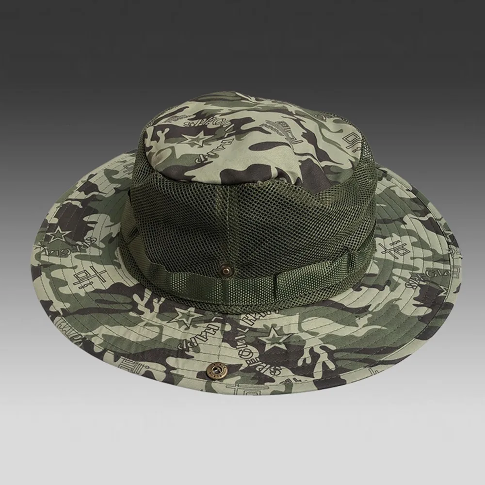 Сетчатая дышащая Военная кепка мужская с круглым краем Складная камуфляжная шляпа Bonnie тактический армейский милитари Softair Roupas Askeri Malzeme