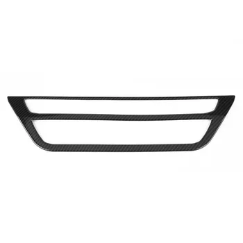 

Carbon Fiber Style Car Center Console A/C Vent Air Condition Frame Cover Trim Stickers for BMW 5 Series G30 2017-2018