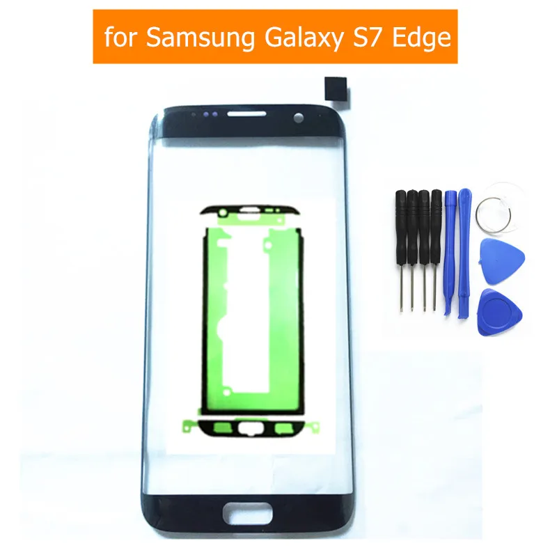 Для Samsung Galaxy S7 Edge G935 сенсорный экран Переднее стекло панель Крышка внешнее