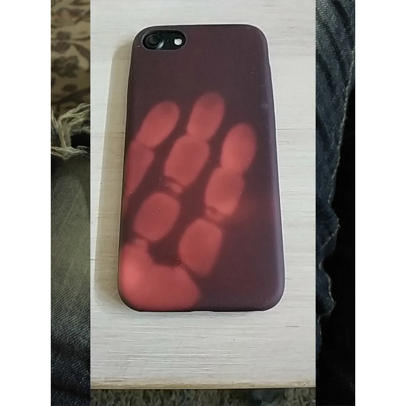1 шт. чехол для iPhone 7 8 с датчиком температуры|Бамперы| |