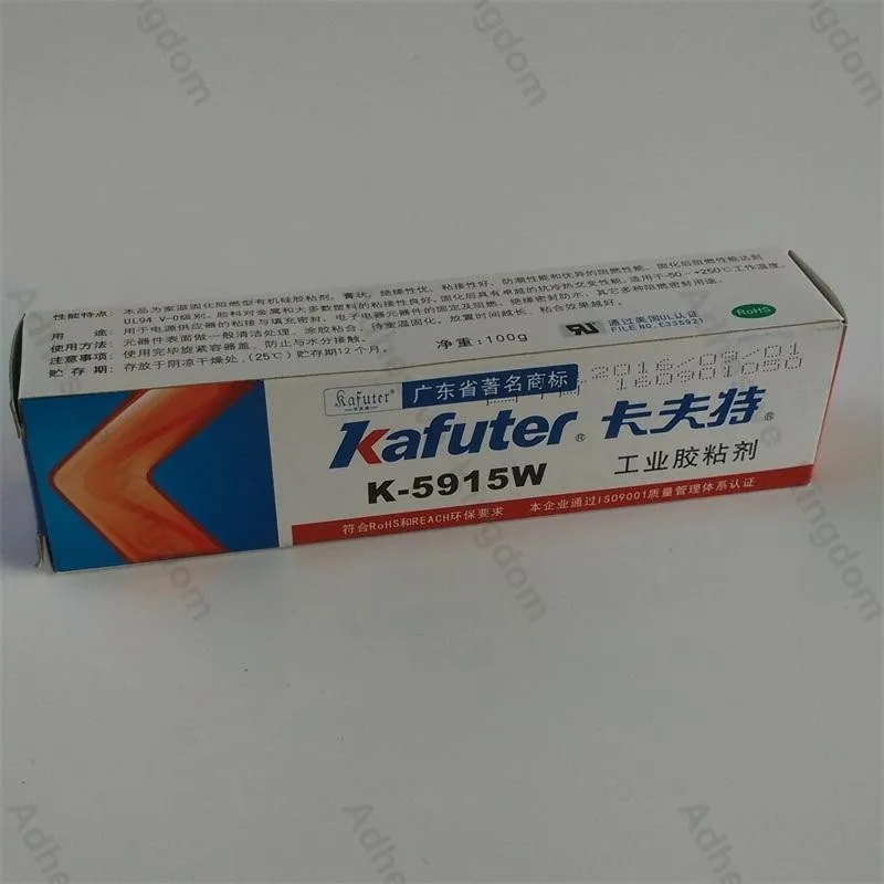 5 шт. Kafuter 100g K-5915W клейкий герметик белый огнестойкий силикон изоляционная Резина