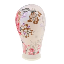 Модель головка из вспененного материала Стенды для париков холщовое покрытие парик Манекен для шляп держатель манекена Гавайская гитара 23 дюймов