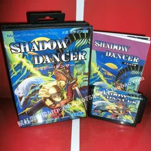 Картридж для игры Shadow dancer с коробкой и ручным управлением 16 бит MD card для sega Mega Drive для Genesis