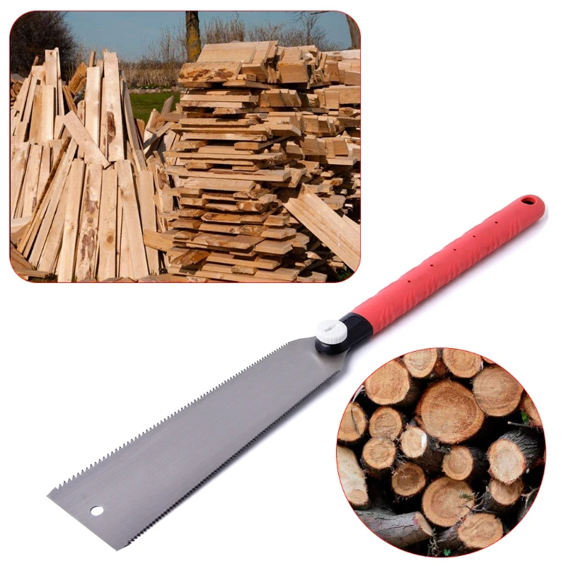 Double Sides Steel Slim Tenon Fine Tooth PVC Handle Wood Working Hand