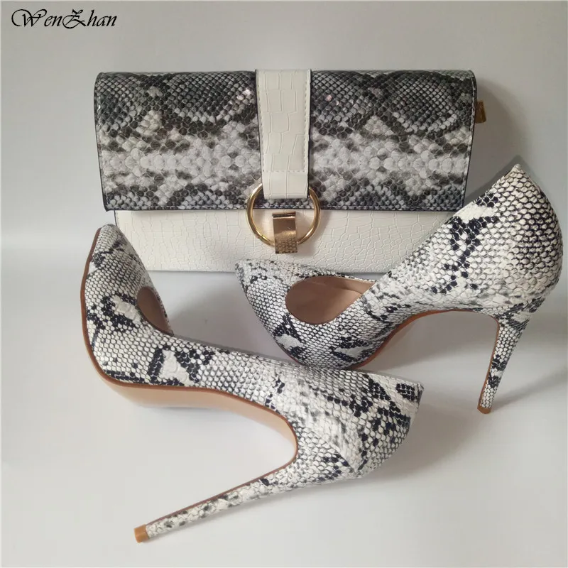 escarpins serpent femme