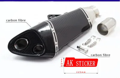 Универсальный глушитель для мотоцикла 51 мм YZFR1 YZFR6 YZF600 FZ400 CF150 CF250 GSXR750 GSXR600 GSXR1000