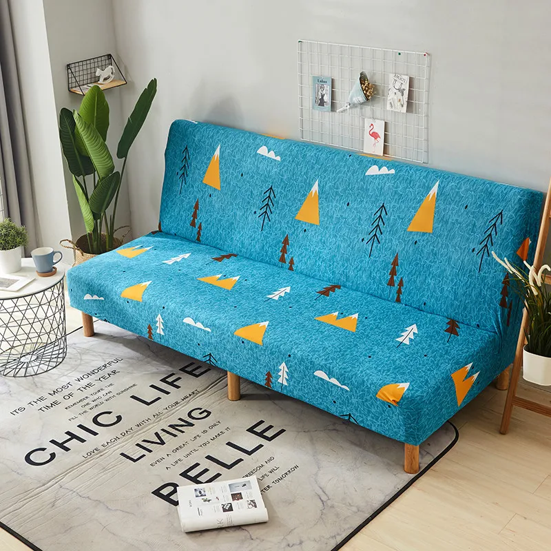 

Universal Sofa Cover Stretch High Elasticity Couch Cover Funiture Sofa Cover Without Armrest Folding Cover Sofa Bed 1 pcs