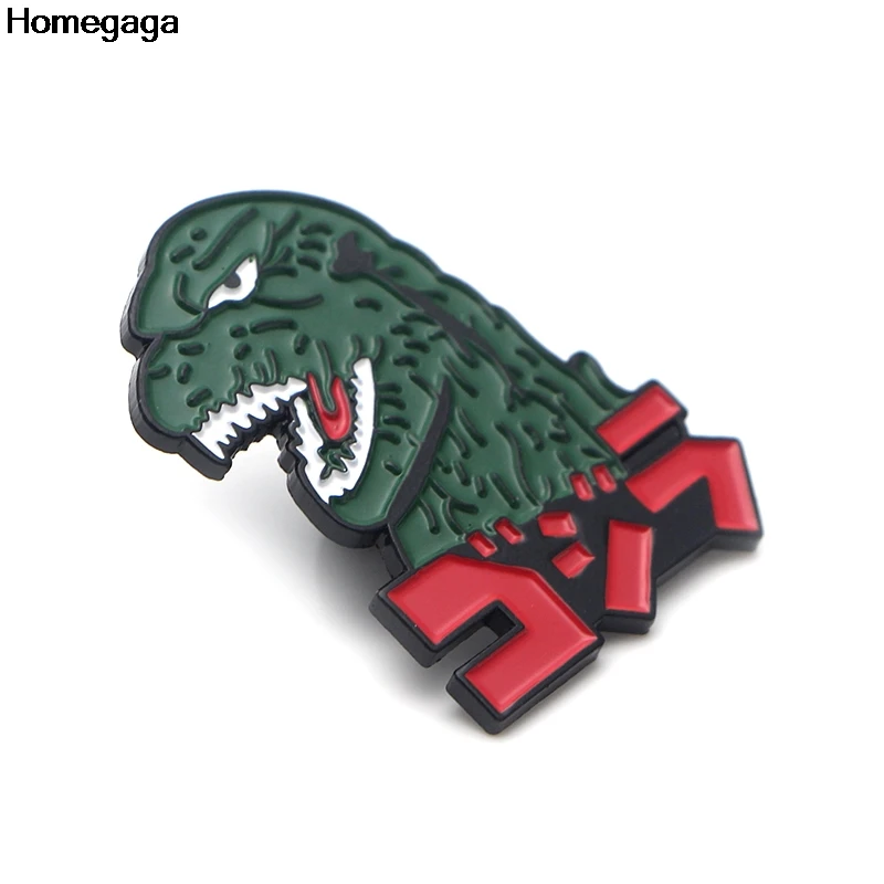 Homegaga horror dinosaure pins para backpack pride clothes Meal for bag shirt hat insignia значки броши для мужчин и