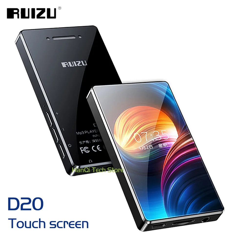 Новый MP3 плеер RUIZU D20 с сенсорным экраном 8 ГБ музыкальный поддержкой fm радио
