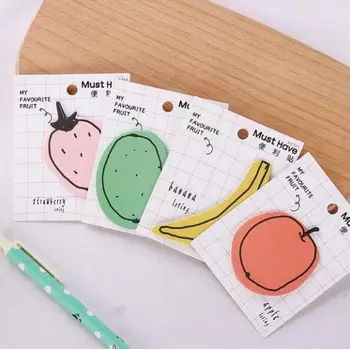 

Tata Fruit Self-Adhesive Memo Pad Sticky Notes Sticker Label Escolar Papelaria School Office Supply