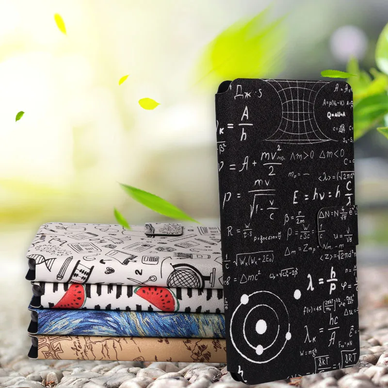 Чехол для ZTE Blade A510 5 0 дюйма чехол из искусственной кожи с рисунком откидная крышка