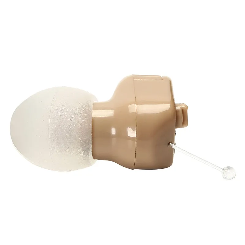 Mini Invisible In Ear Hearing Aid Adjustable Sound Voice Amplifier Audiphone Enhancer