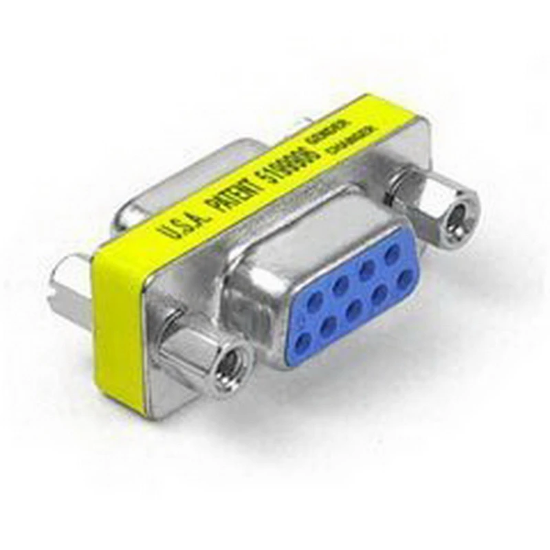 9 Pin Female to Female Serial Gender Changer Adapter RS232 Connector