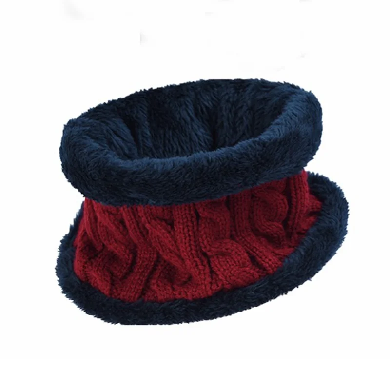 2 предмета, детская зимняя теплая вязаная шапка с шарфом, комплект с маской и шапочкой в виде черепа, Шапка-бини для детей 3-14 лет, для мальчиков и девочек, для школьников