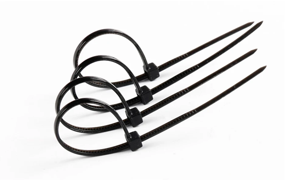 LDDQ пластиковая кабельная стяжка 3 мм кабель пронумерованный черный и белый 100 нейлоновые кабельные стяжки 120 мм самоблокирующиеся