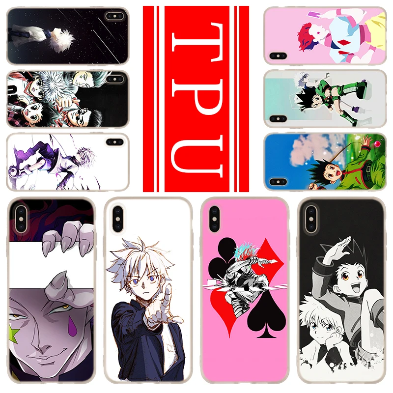

Fashion Phone For iPhone 11 Pro XR X XS Max Case Cover For iPhone 6S 6 7 8 Plus 4 4S 5 5S SE Hunter X Hunter Anime