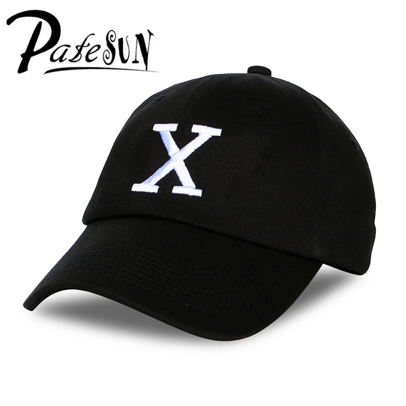 PATESUN Latest X Cap Snapback Women Black Custom Unstructured Malcolm