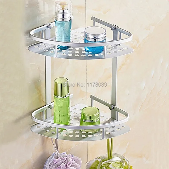 Aliexpress.com: Comprar Aluminio del espacio estantería de baño esquina